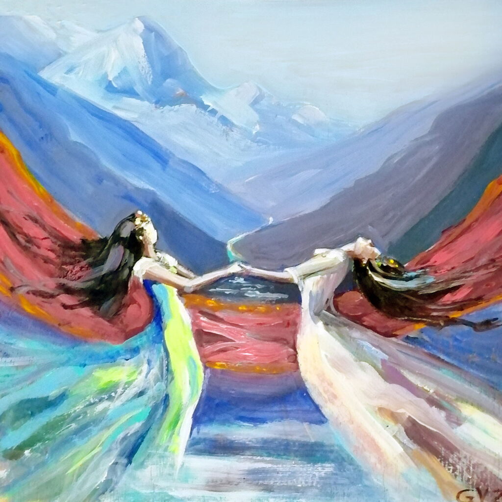 Two Sisters Ganga and Borbera by Vira Punya (2020)