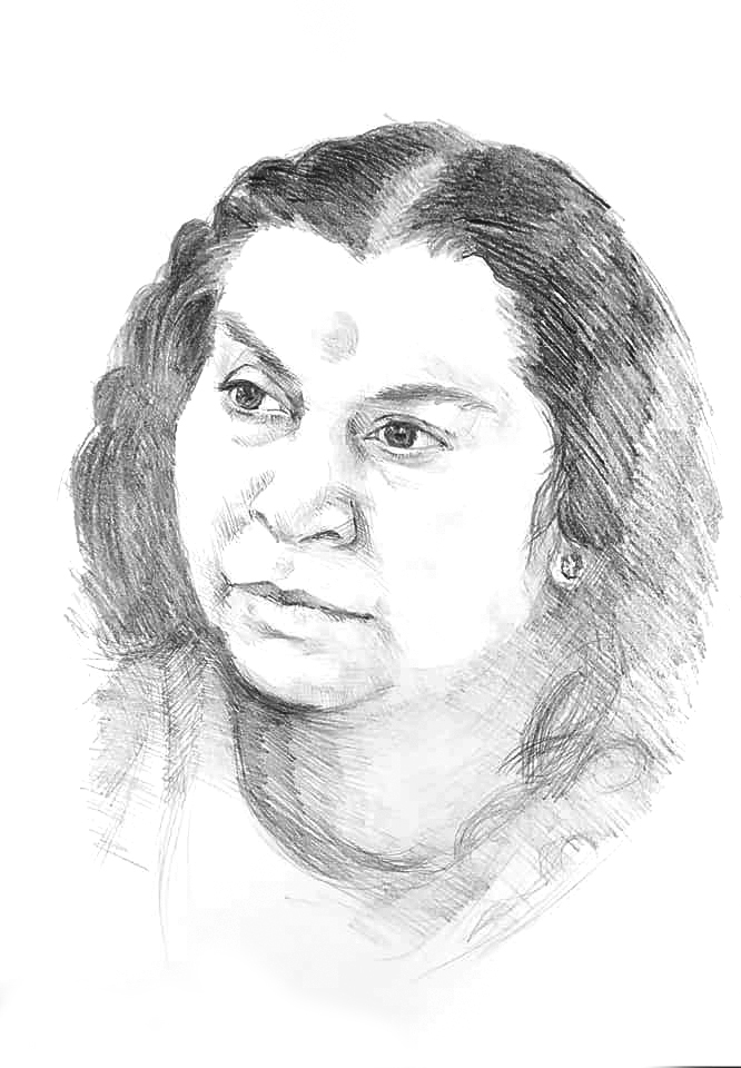 Shri Mataji by Anatoliy Gorets (2019), Image
