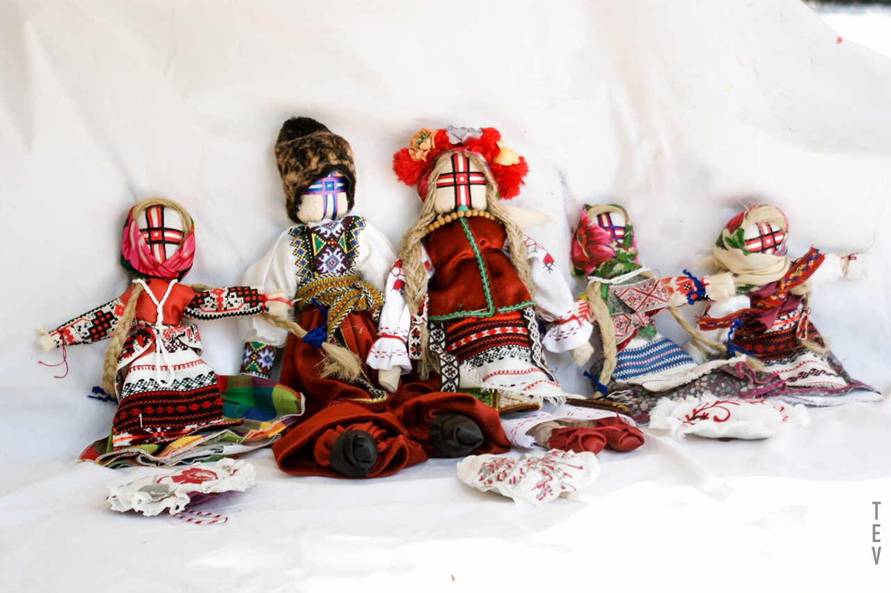 Ukrainian Dolls. Making Dolls Course by Vira Punya, NirmalArts Academy, Photo