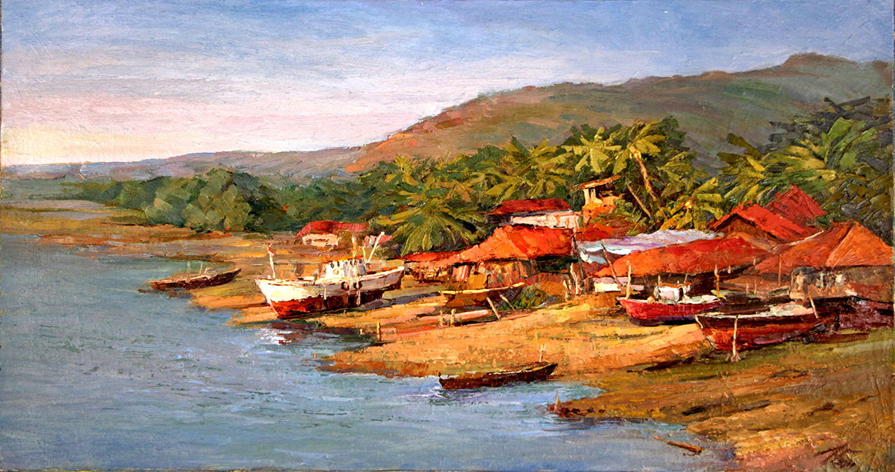 Fishing village, Sakhartar By Anatoliy Gorets (2006), Image