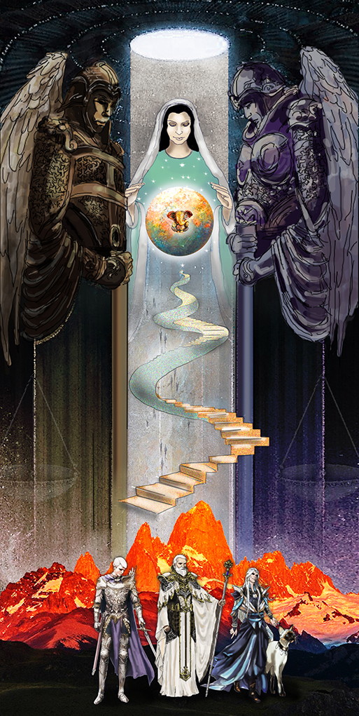 The Legend of Dagad Trikon of Grégoire de Kalbermatten, by Vira Punya (2018), Full, Image