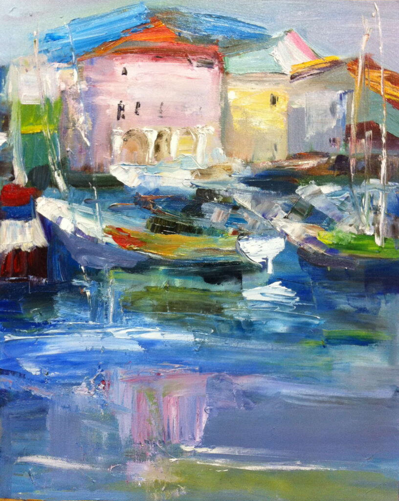 Croatia by Vira Punya (2015), Oil on Canvas, Image