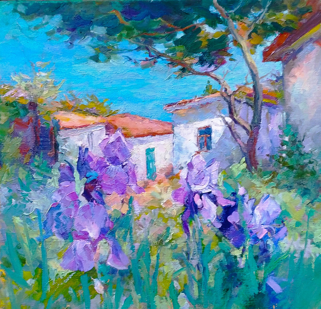 Irises of Gurzuf By Anatoliy Gorets (2017), Image