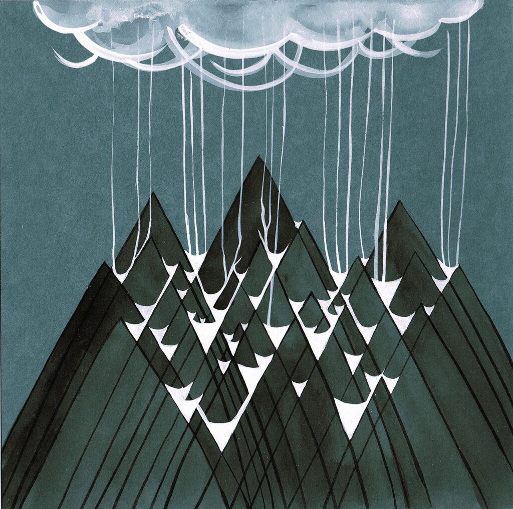 Mountains, Snow by Marichka Turanska (2016), Image