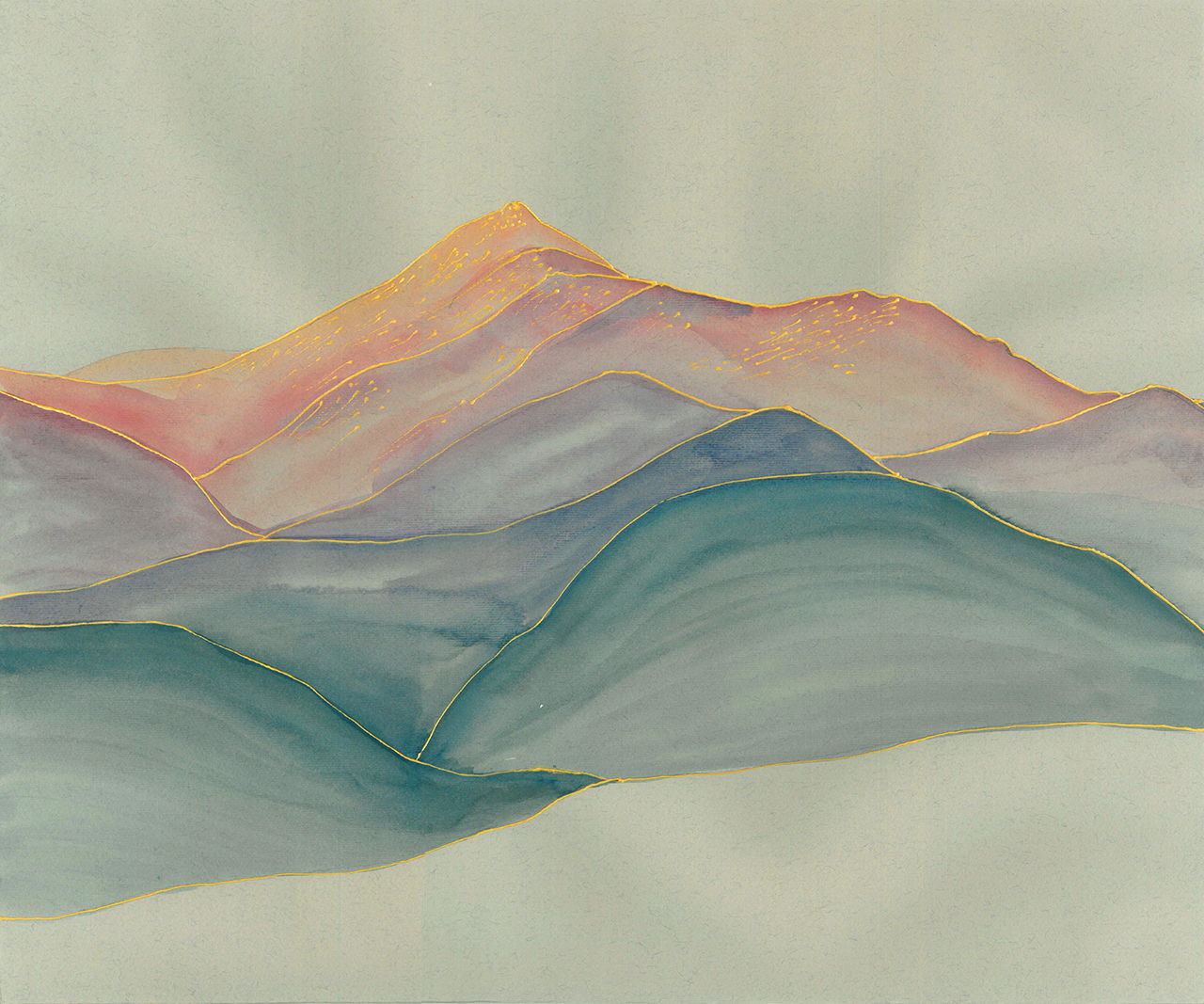 Sunrise in the mountains by Marichka Turanska (2017)