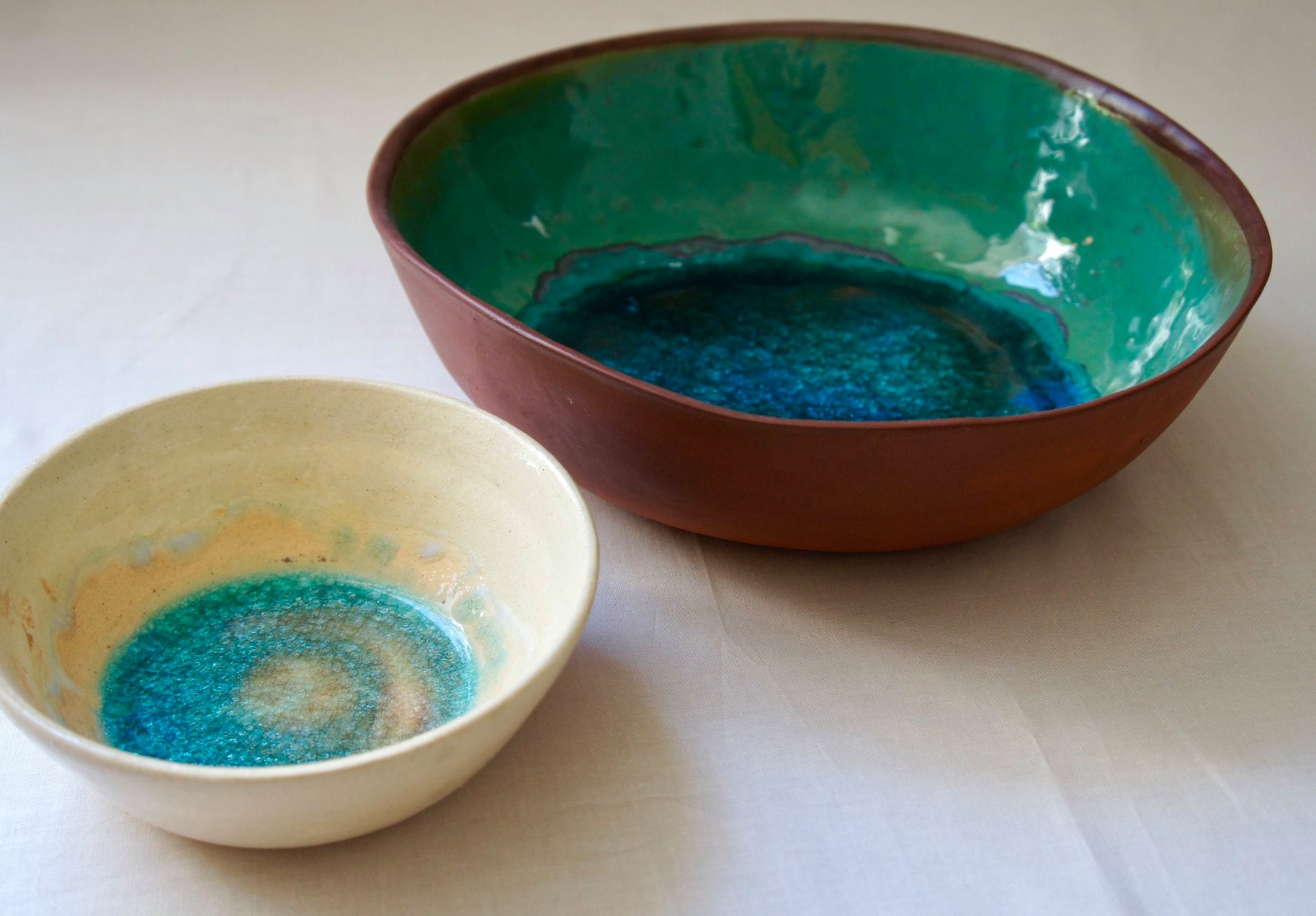 Deepsea Bowl And Desert pool turquoise By Alina Aradhana, Photo