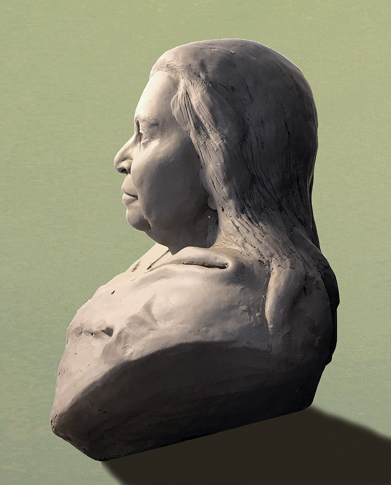 Bust Of Shri Mataji By Alina Aradhana (2019), Photo 2 — NirmalaCulture