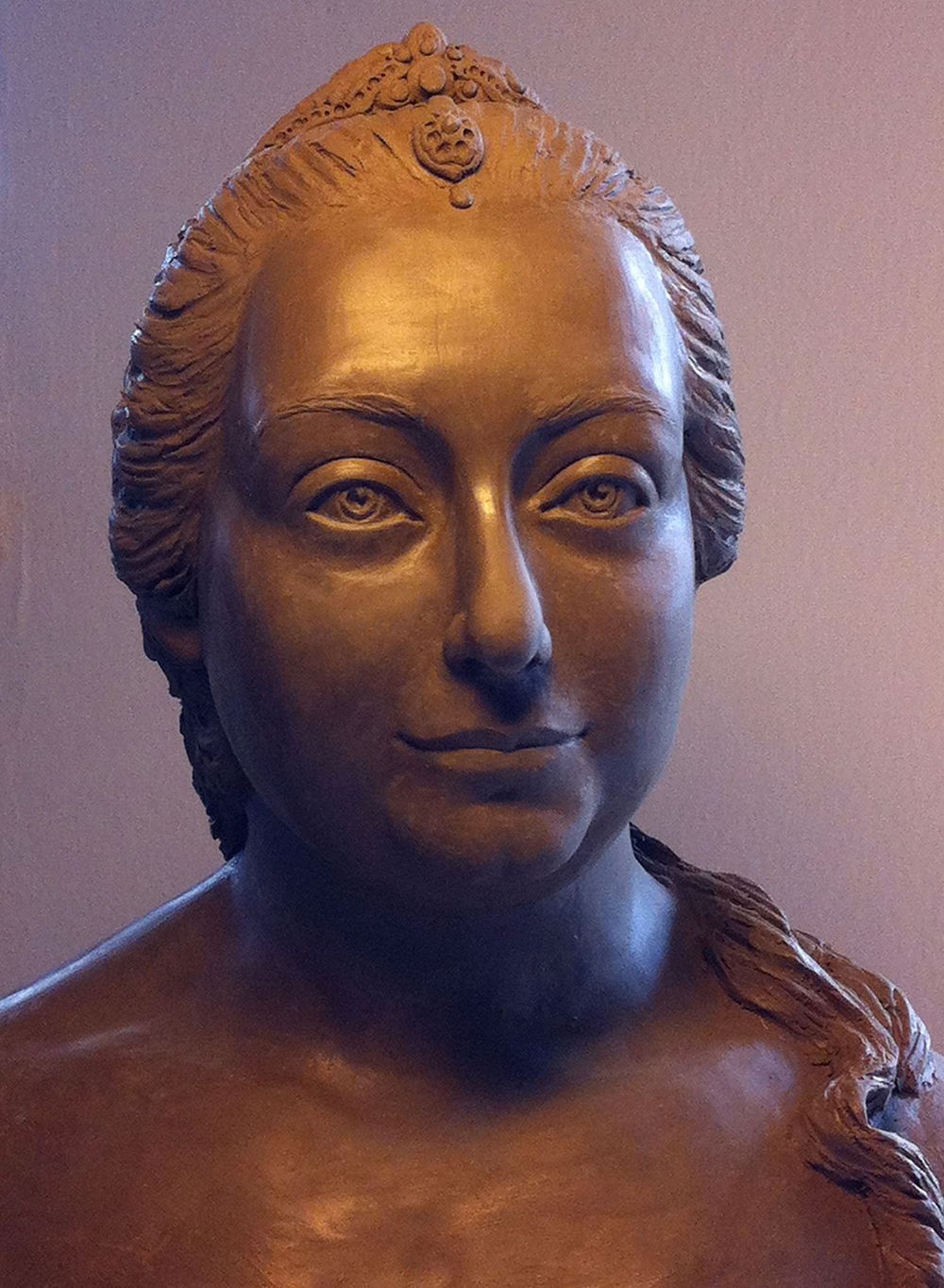 Bust Of Maria Theresa By Alina Aradhana (2017), Closer View, Photo