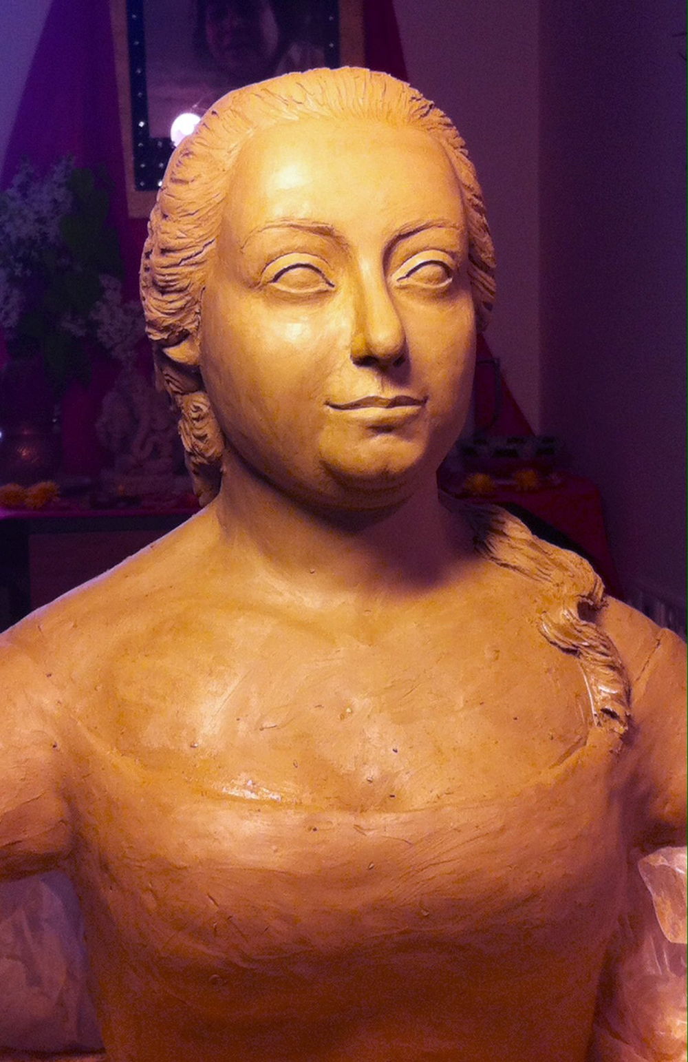 Bust Of Maria Theresa By Alina Aradhana (2017), Straight View, Photo