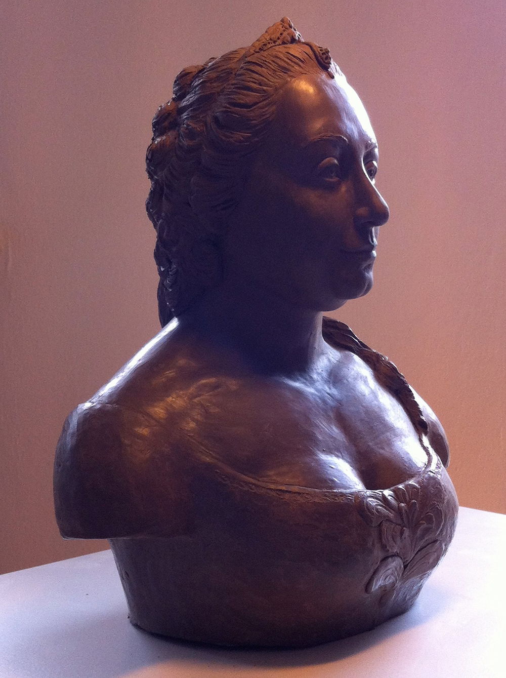 Bust Of Maria Theresa By Alina Aradhana (2017), 3/4, Photo