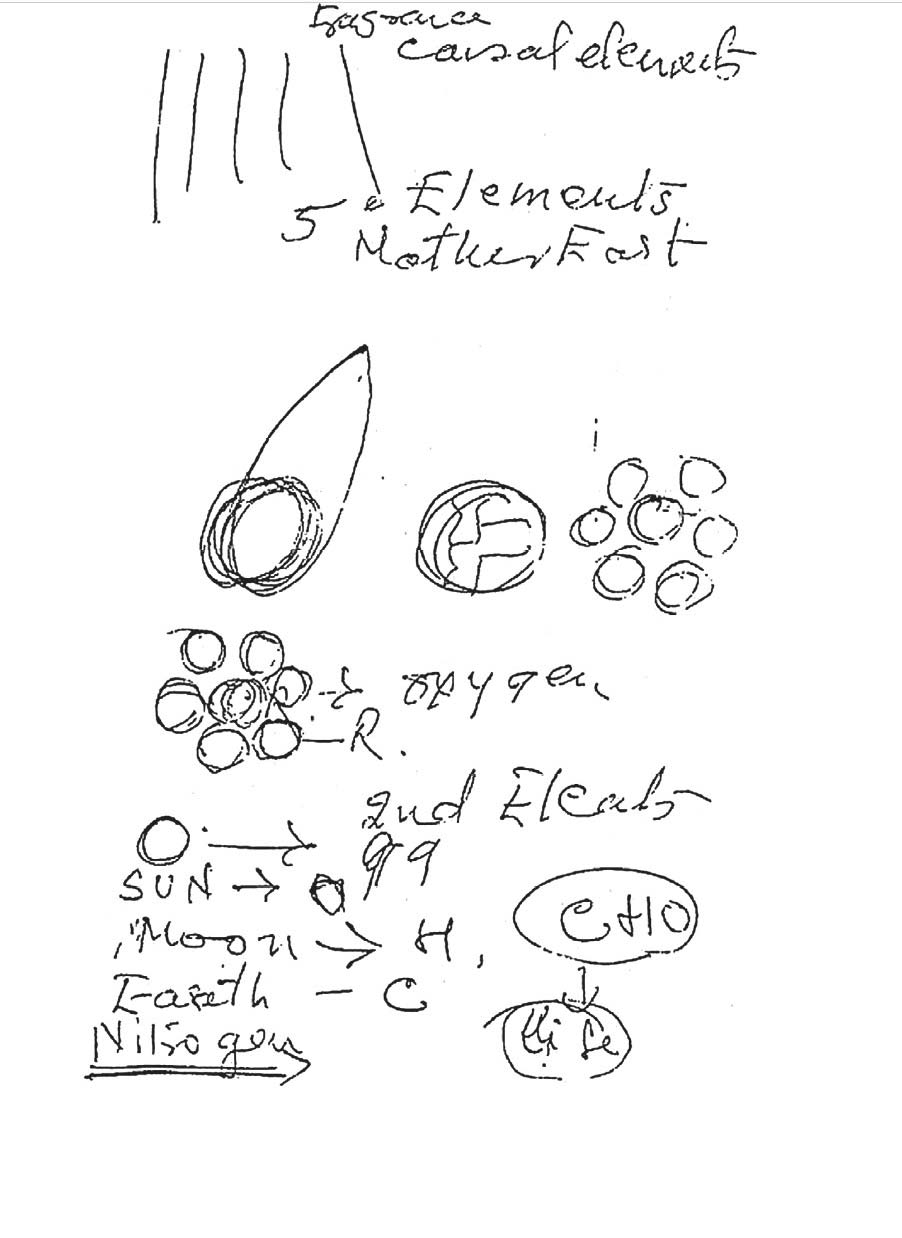 Basic Structural Elements Of Life By SHRI MATAJI NIRMALA DEVI, Drawing Of Mataji