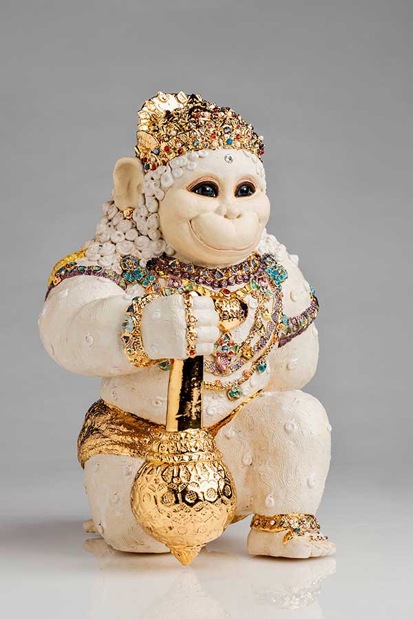 3-Saugstad_Brigitte_2018_Hanumana_38x27x33cm, Image