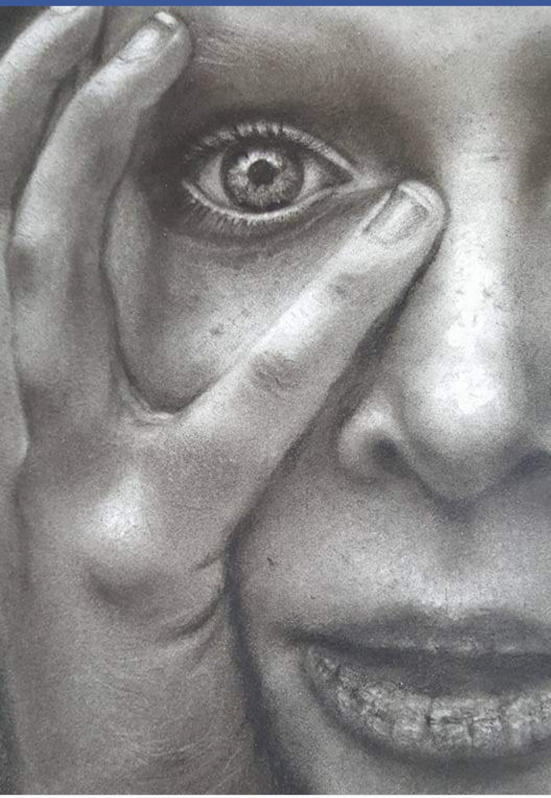 Part Of A Drawing Done In Graphite By Pina Craparotta, Image